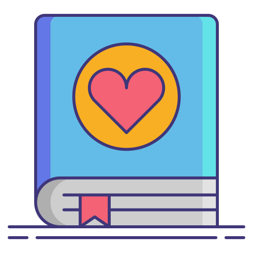 Books Flaticons Lineal Color icon