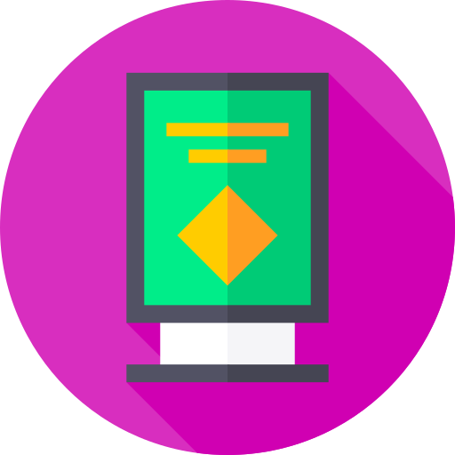 Digital signage free icon