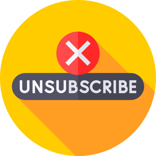 cancelar subscrição grátis ícone