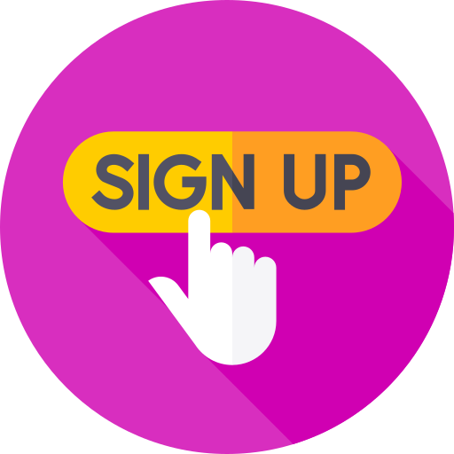 Signup free icon Signup free icon