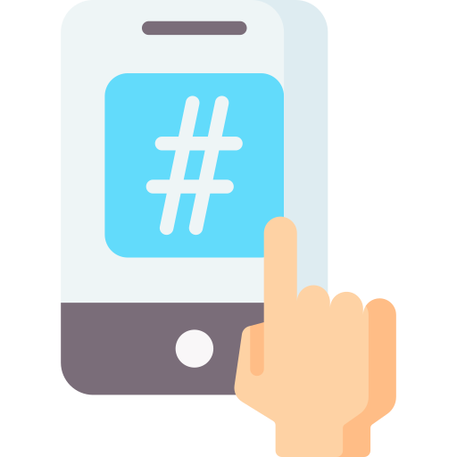 Хэштег бесплатно иконка