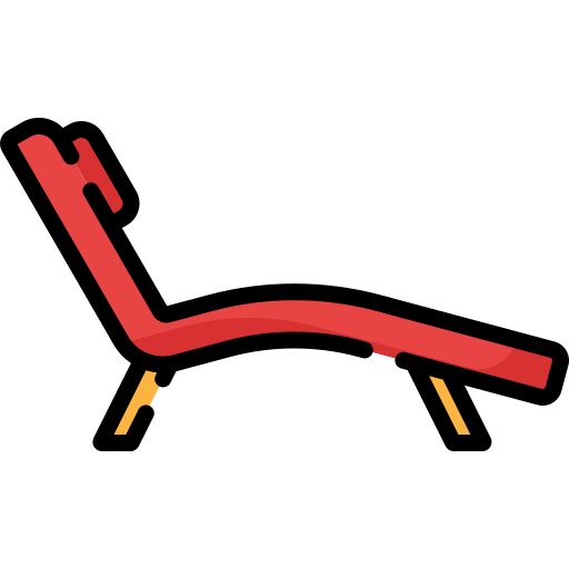 chaise longue Icône gratuit chaise longue Icône gratuit