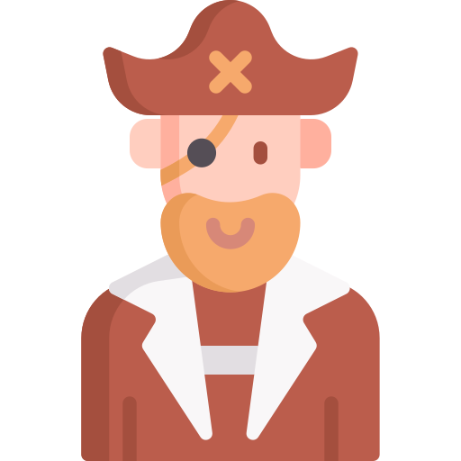 pirata grátis ícone
