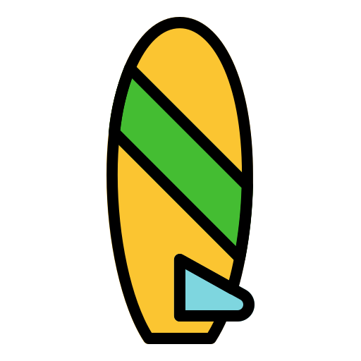 Surfing - free icon