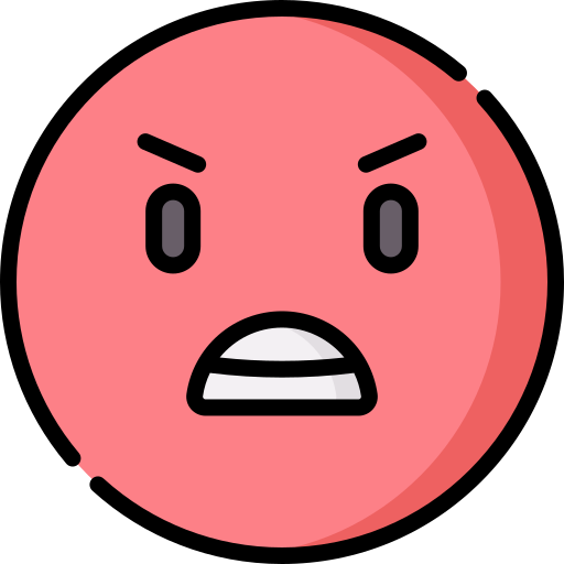 Angry Special Lineal Color Icon