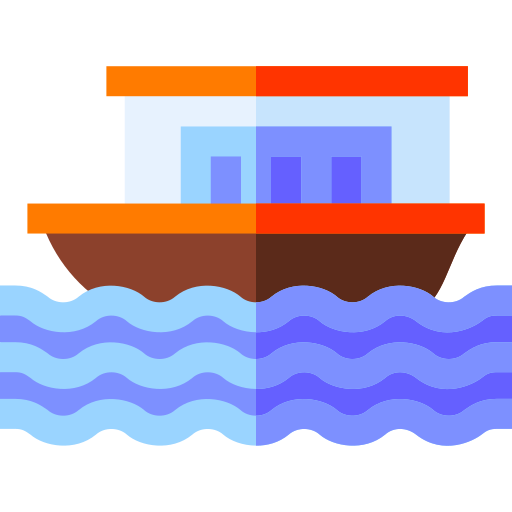 Boat Basic Straight Flat icon