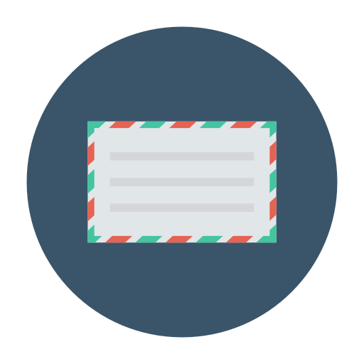 Postcard free icon