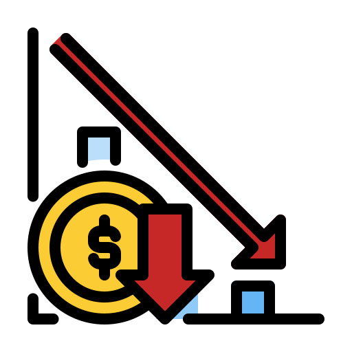 Loss Generic Outline Color icon