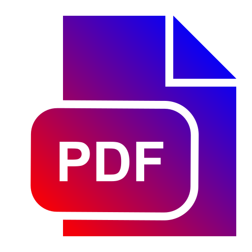 extensión de pdf icono gratis