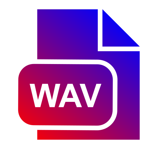 extensión wav icono gratis