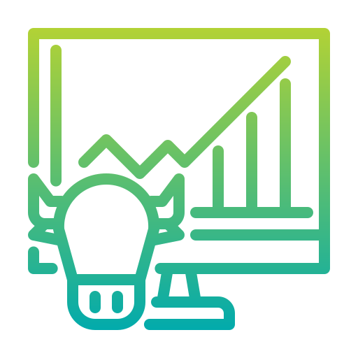 mercado alcista icono gratis