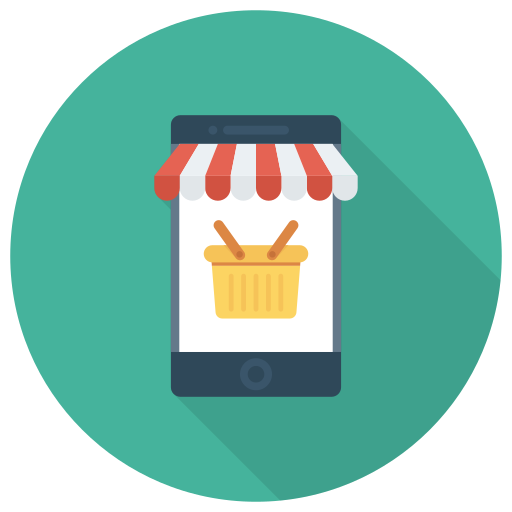 Online shop - free icon