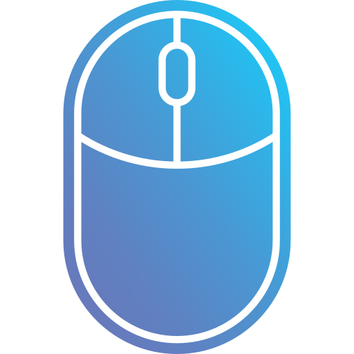 Mouse clicker Generic Flat Gradient icon