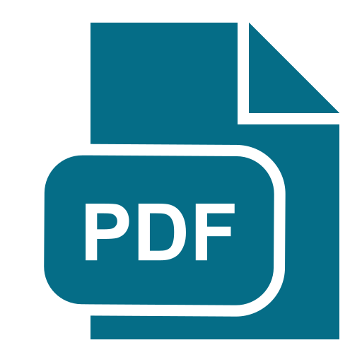 extensión de pdf icono gratis