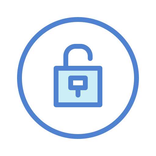 Unlock free icon Unlock free icon