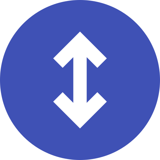 Up and down arrows Generic Flat icon