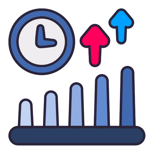 gráfico de barras icono gratis