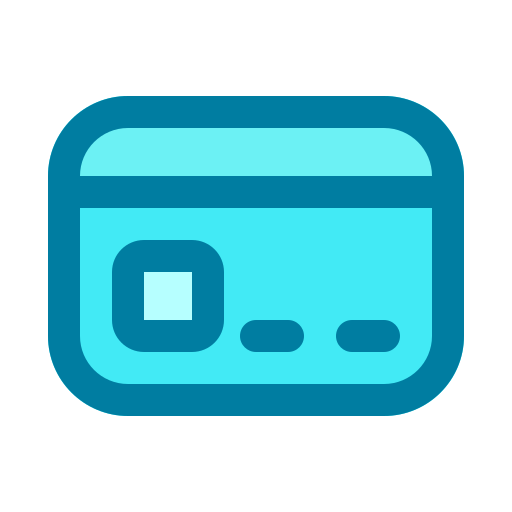 Credit card Generic Blue icon