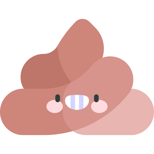 Poo Kawaii Flat icon