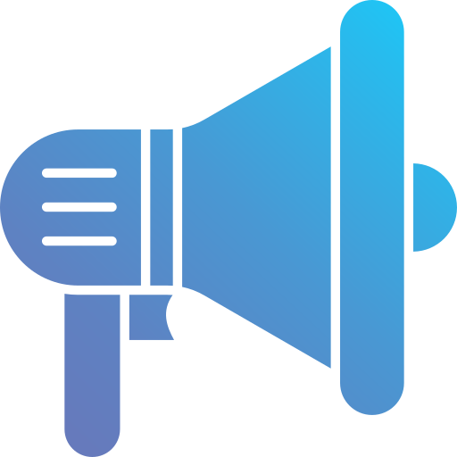 Megaphone Generic Flat Gradient icon