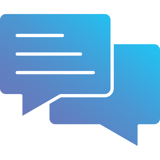 Chat Generic Flat Gradient icon