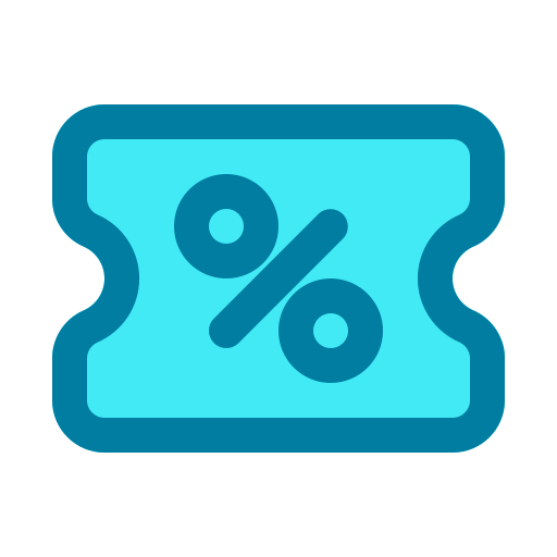 Coupon Generic Blue icon