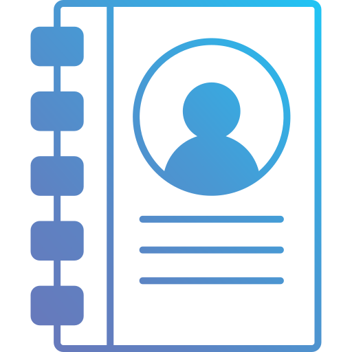 Contact book free icon