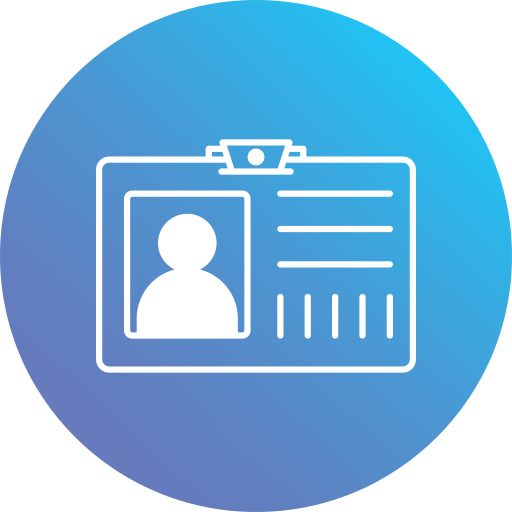 tarjeta de identificación icono gratis
