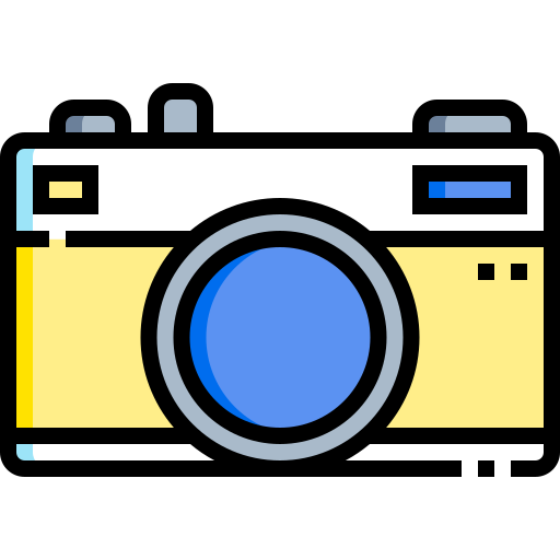 Photo camera Detailed Straight Lineal color icon