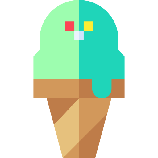 cucurucho de helado icono gratis