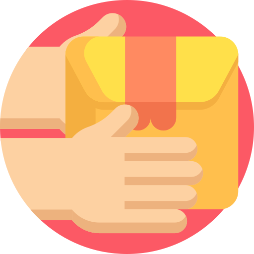 entrega icono gratis