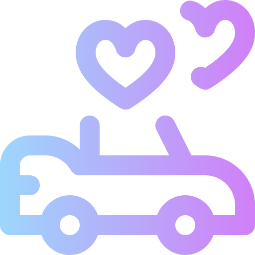 carro de casamento grátis ícone carro de casamento grátis ícone