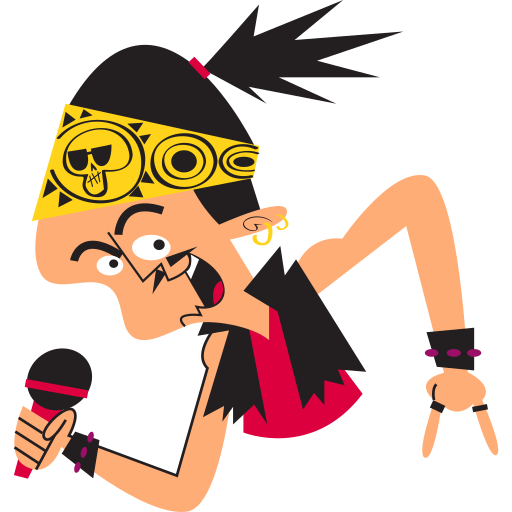 Rock star free sticker Rock star free sticker