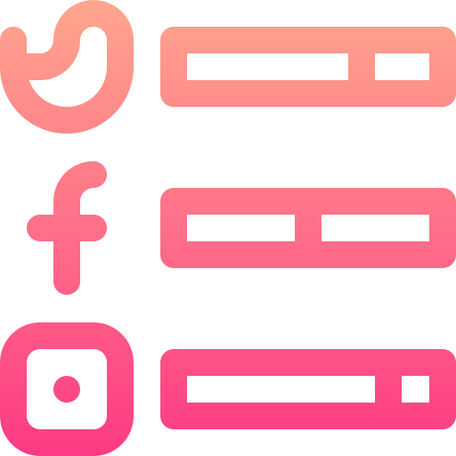 Social Media Basic Gradient Lineal Color Icon 3199