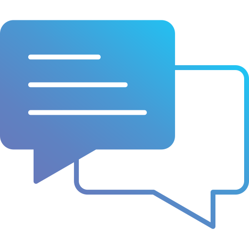 Chat Generic Flat Gradient icon