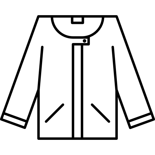 Jacket stroked cloth - Free fashion icons