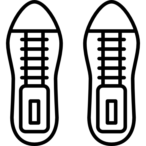 par de zapatos masculinos icono gratis