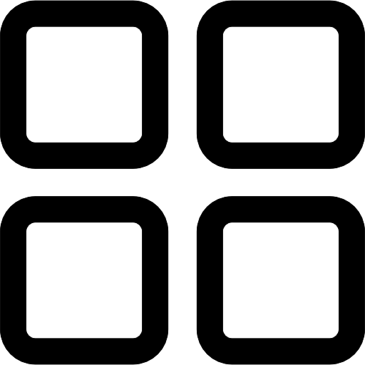 Four squares button of view options icon