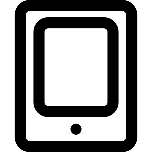 esquema de la tableta icono gratis