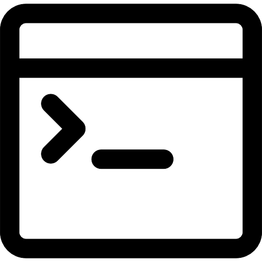 código de programación web en la ventana icono gratis