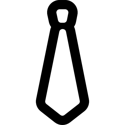 binden sie das umrissene männliche tuch kostenlos Icon