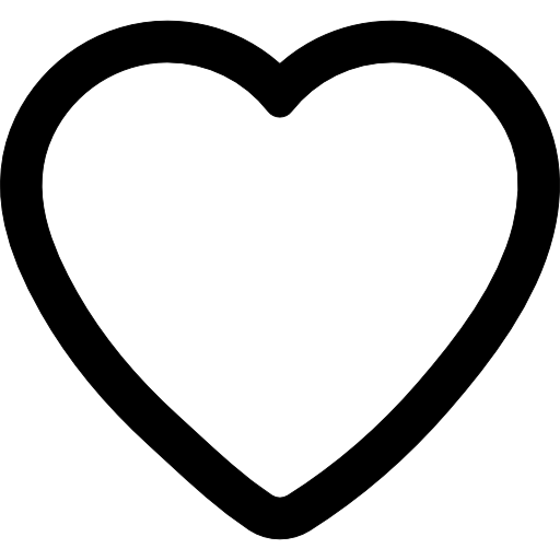 Like heart outline - Free interface icons