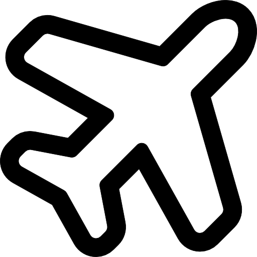 Free Icon | Airplane outline