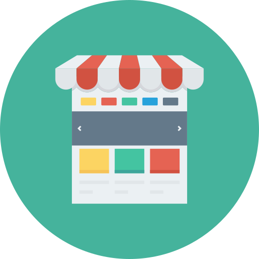 tienda online icono gratis