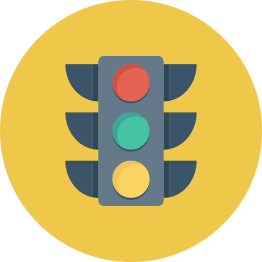 Traffic light free icon