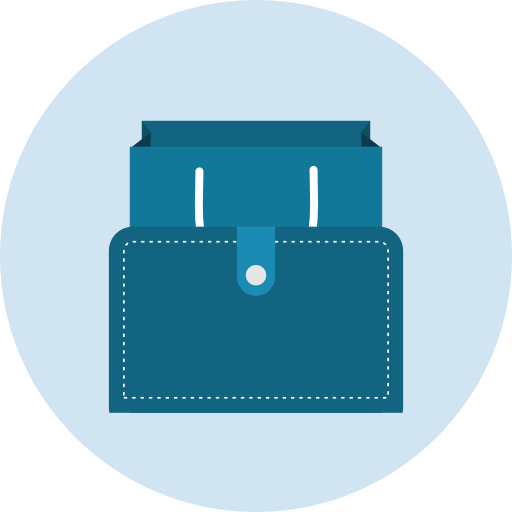 billetera icono gratis