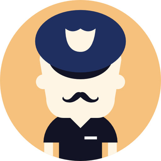 policía icono gratis