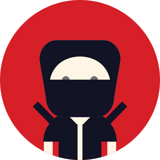 Ninja Roundicons Premium Circle flat icon