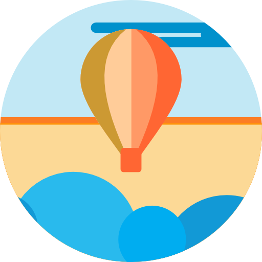 Hot air balloon free icon Hot air balloon free icon