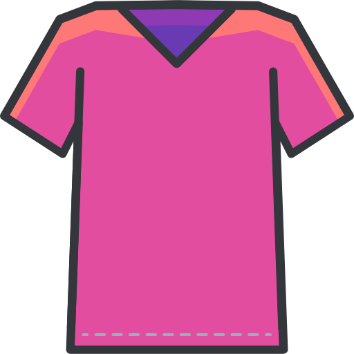 Shirt Roundicons Premium Lineal Color icon